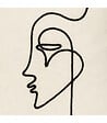 ATMOSPHERA - Housse de Coussin Visage Corde 40 x 40 cm - vignette