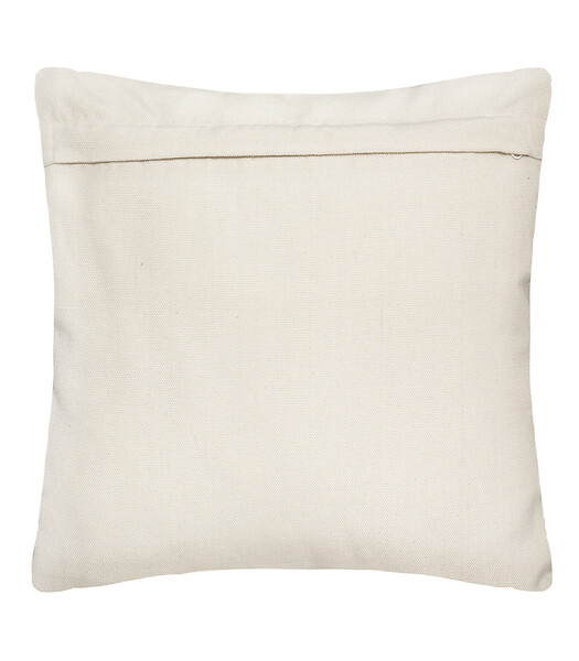 ATMOSPHERA - Coussin déhoussable Ivoire & Gris ardoise 45 x 45 cm - large