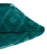 ATMOSPHERA - Coussin déhoussable Bleu Canard motif Losange en relief 40 x 40 cm - vignette