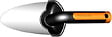 FISKARS - Déplantoir tri-matière acier inoxydable Troop noir 32cm - vignette