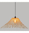 ATMOSPHERA - Grande Luminaire Suspension en Bambou naturel D 76 cm - vignette