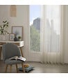 ATMOSPHERA - Voilage à œillets Beige Lin 135 x 240 cm - vignette