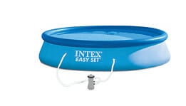 INTEX - Piscine autoportante Easy Set - Bleu - Diam.396xH.84cm - large