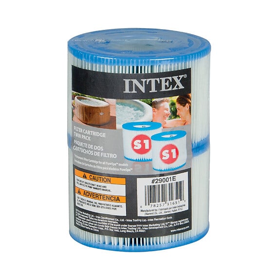 INTEX - Lot de 2 cartouches de filtration fibres Dacron S1 - large