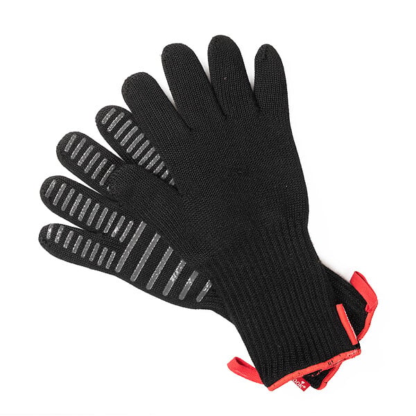 BARBECOOK - Paire de gants barbecue - Nylon et silicone - Noir - 33 cm - large