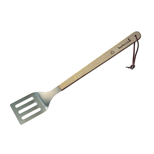 BARBECOOK - Spatule barbecue inox et bois - 46 cm - large