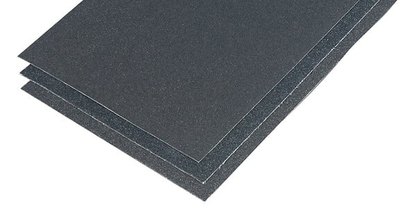 NESPOLI - Feuilles abrasives toile émeri grain fin 100 - Lot de 3 - large