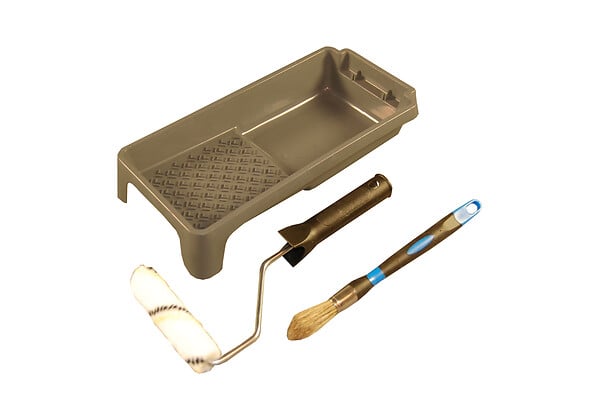 NESPOLI - Kit peinture spécial fer - bac rouleau 110mm et brosse - large
