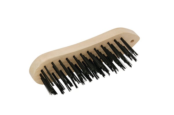 NESPOLI - Brosse métallique bois violon 5 rangs 205mm - large