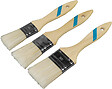 NESPOLI - Lot de 3 pinceaux pour peinture acrylique avec manche bois NESPOLI - vignette