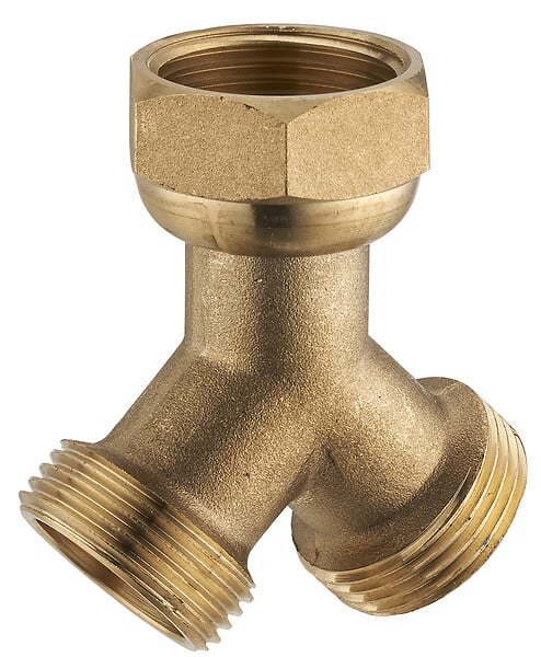 RT - Raccord Y femelle + écrou mobile mâle 15x21 mm - laiton - large