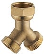 RT - Raccord Y femelle + écrou mobile mâle 15x21 mm - laiton - vignette