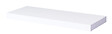 DECOSYSTEM - Étagère murale décorative MDF - Blanche - L.90xP.23.5cm - vignette