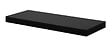 DECOSYSTEM - Étagère murale noir brillant - L.90 x P.23,5cm - vignette