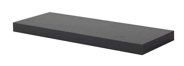 DECOSYSTEM - Étagère avec fixation - Gris glossy - L.60xP.23.5cm - large