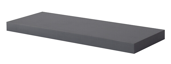 DECOSYSTEM - Etagère avec fixation gris glossy - L.90xP.23,5cm - large