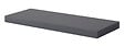 DECOSYSTEM - Etagère avec fixation gris glossy - L.90xP.23,5cm - vignette
