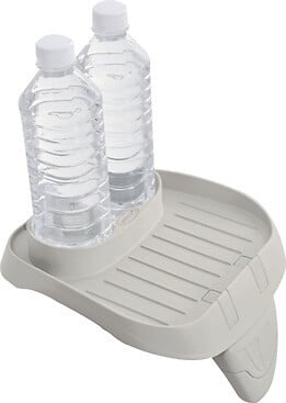 INTEX - Porte-verre PVC PureSpa - Blanc - L.26xl.22xH.18cm - large