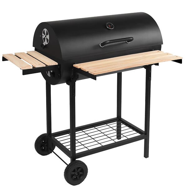 ROBBY - barbecue à charbon 76x33.5cm avec chariot - smoker one xl - large