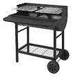 ROBBY - Barbecue à Charbon 71x35.5cm Avec Chariot - SMOKER ONE - vignette