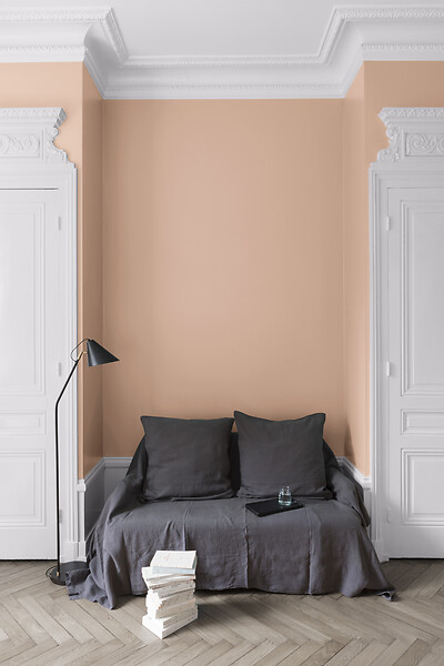 LIBERON - Peinture caséine Velours de Peinture Grès Rose 0,5L - large