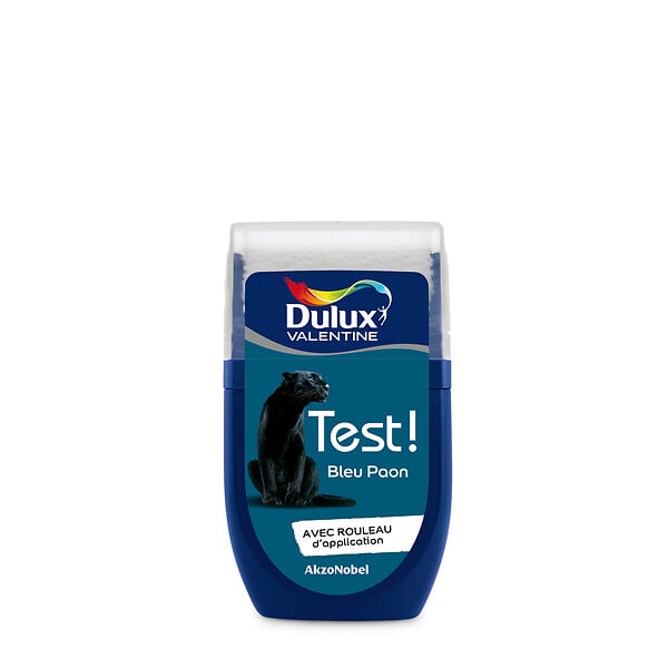 DULUX VALENTINE - Testeur de peinture - Bleu Paon - Satin - 30ml - large