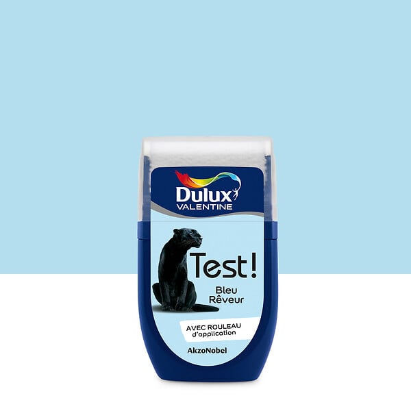 DULUX VALENTINE - Testeur de peinture Bleu Rêveur - Satin - 30ml - large