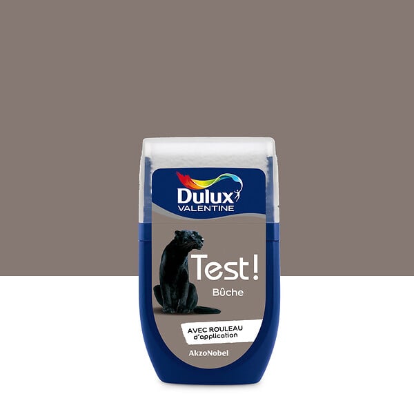 DULUX VALENTINE - Testeur de peinture Bûche Satin 30ml - large