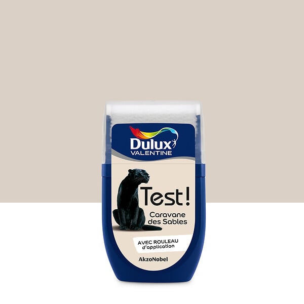 DULUX VALENTINE - Testeur peinture Caravane des Sables - Satin - 30ml - large