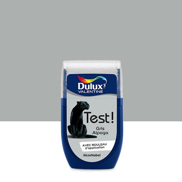 DULUX VALENTINE - Testeur de peinture - Gris Alpaga - Satin - 30ml - large