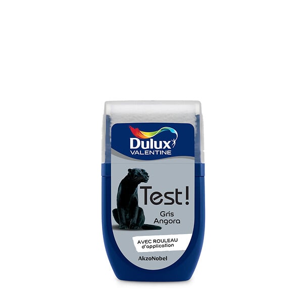 DULUX VALENTINE - Testeur de peinture - Gris Angora - Satin - 30ml - large