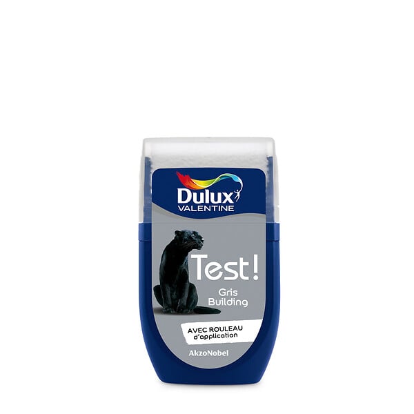 DULUX VALENTINE - Testeur de peinture Crème de Couleur - Gris Building - 30ml - large
