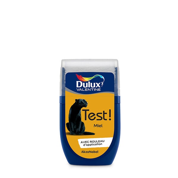 DULUX VALENTINE - Testeur de peinture - Crème de Couleur - Miel - 0,03 L - large