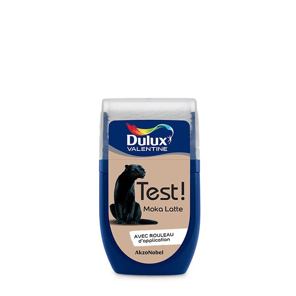 DULUX VALENTINE - Testeur de peinture - Moka Latte - Satin - 30ml - large