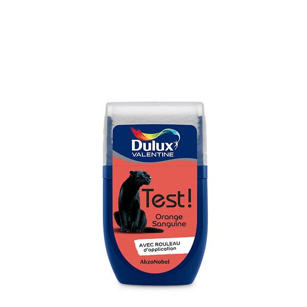 DULUX VALENTINE - Testeur de peinture - Orange Sanguine 0,03 L - large