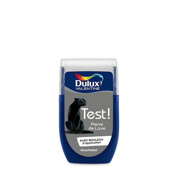 DULUX VALENTINE - Testeur de peinture - Pierre de Lave - Satin - 30ml - large