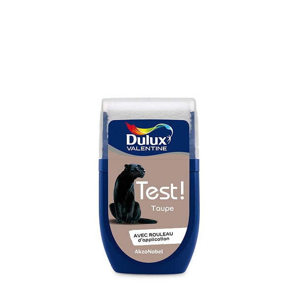 DULUX VALENTINE - Testeur de peinture - Taupe - Satin - 30ml - large