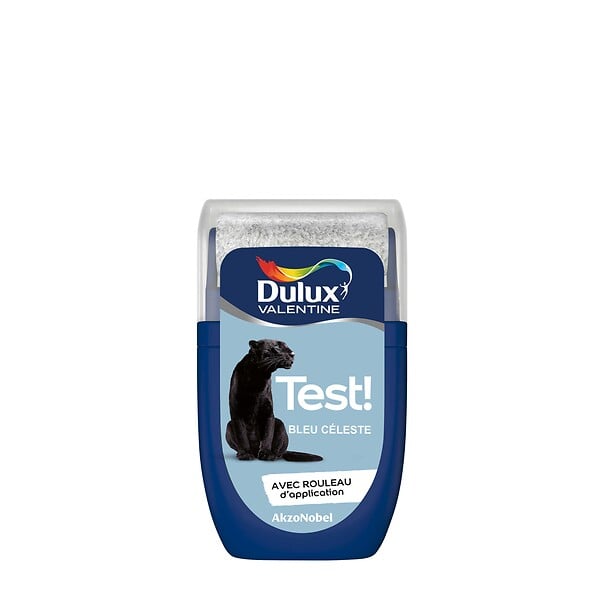 DULUX VALENTINE - Testeur peinture Bleu Céleste - Satin - 30ml - large