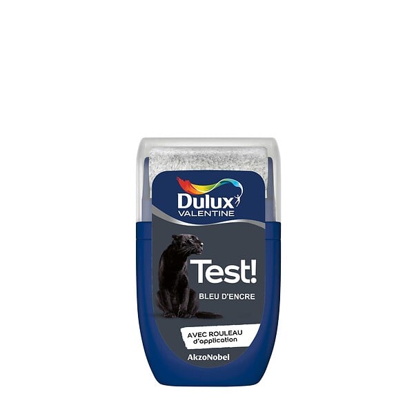 DULUX VALENTINE - Testeur peinture Crème de Couleur - Bleu d'Encre - 30ml - large