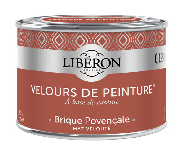 LIBERON - Velours de peinture - Brique provençale - Mat - 125ml - large