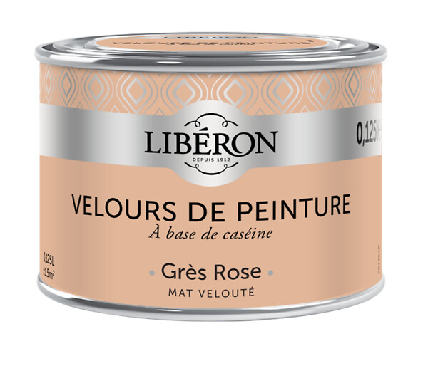LIBERON - Velours de peinture - Grès Rose - Mat - 125ml - large