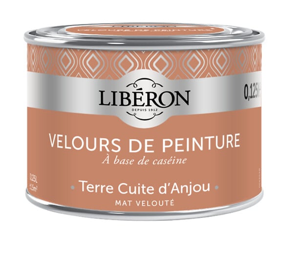 LIBERON - Velours de peinture - Terre cuite d'Anjou - Mat - 125ml - large