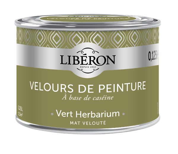 LIBERON - Velours de peinture - Vert Herbarium - Mat - 125ml - large