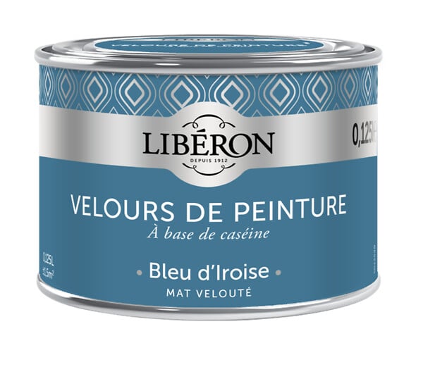 LIBERON - Velours de peinture - Bleu d'Iroise - Mat - 125ml - large
