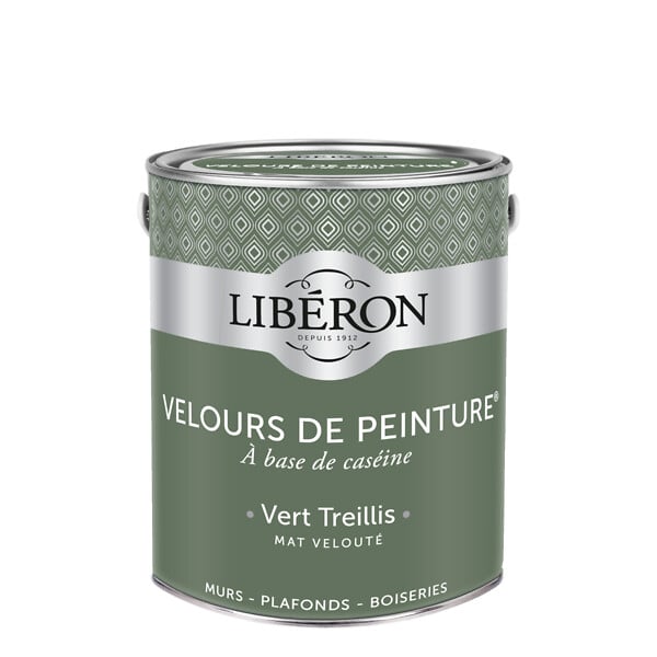 LIBERON - Velours de Peinture - Vert Treillis - Mat - 2,5L - large