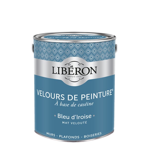 LIBERON - Velours de peinture - Bleu d'iroise - Mat velouté - 2,5L - large