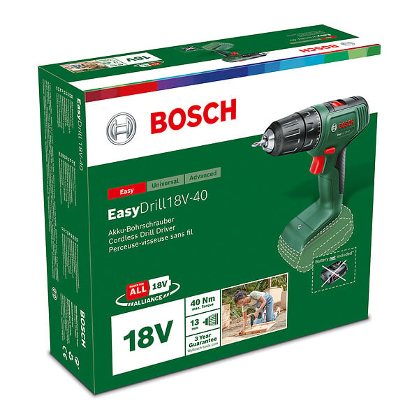 BOSCH - Perceuse-visseuse sans-fil EasyDrill 18V-40 - 40 Nm - large