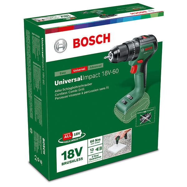 BOSCH - Perceuse à percussion sans fil UniversalImpact 18V-60 - large