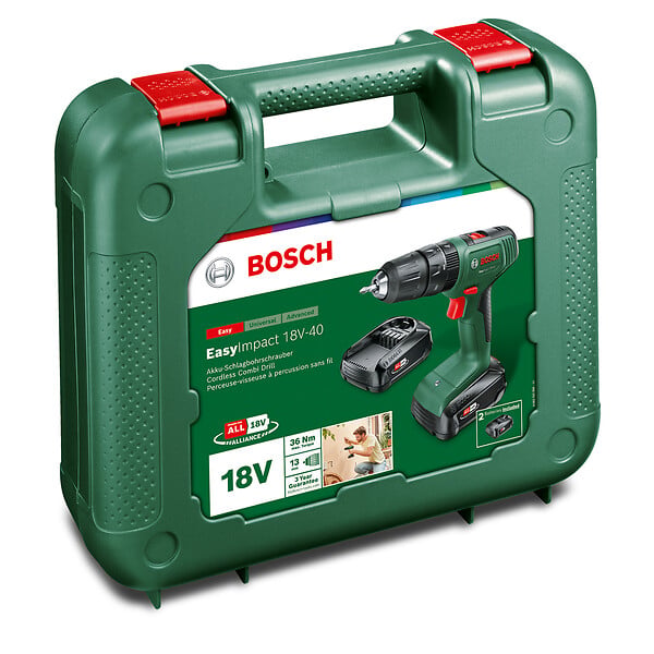 BOSCH - Perceuse à percussion sans fil EasyImpact - 18V - 40 Nm - large