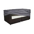 OVIALA - Housse de salon de jardin canapé 2 places 130x75x60 cm grise - Cov'Up - vignette